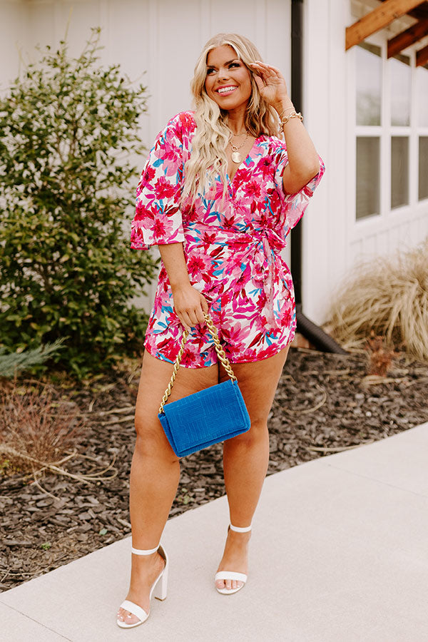 Just Met You Floral Romper Curves Image - 1