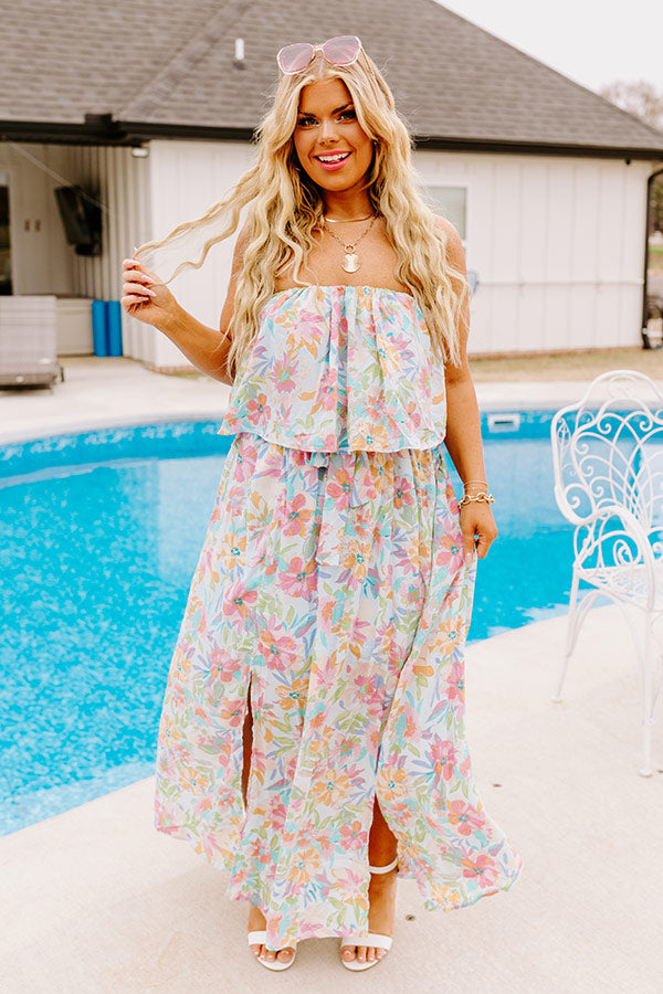 Rainforest Views Maxi in Sky Blue Curves Image - 2