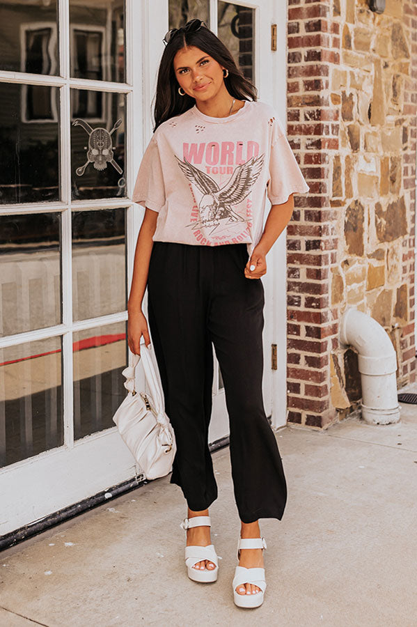 World Tour 76 Fest Distressed Boyfriend Tee Image - 2
