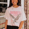 World Tour 76 Fest Distressed Boyfriend Tee Image - 1