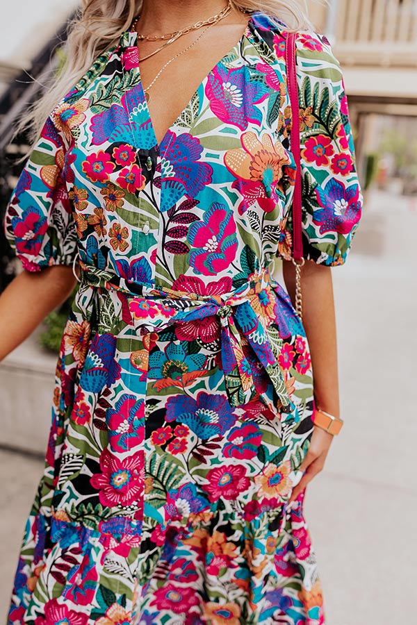 Coastal Charisma Midi In Green Image - 2
