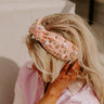 Majestic Moment Embellished Headband In Peach Image - 1