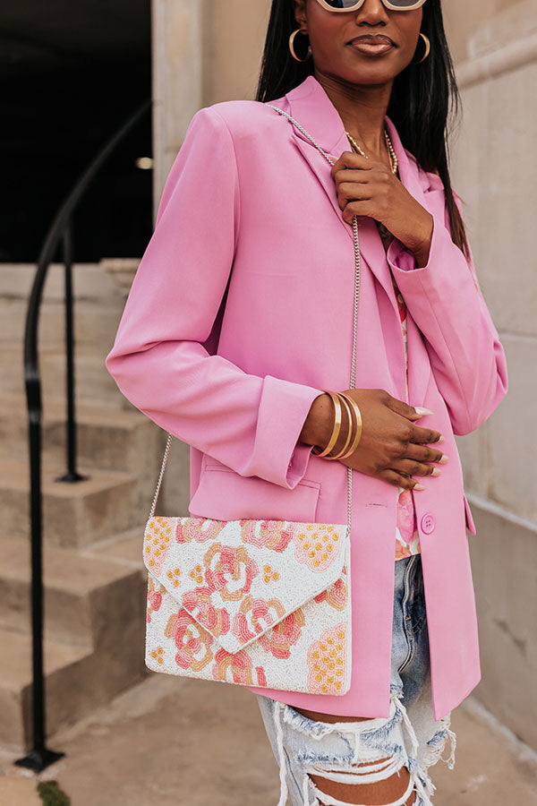 Island Elegance Beaded Clutch Image - 1
