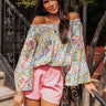Chasing Sunshine Off Shoulder Top in Pink Image - 1
