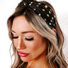 Angelic Aura Embellished Headband In Black Image - 1
