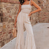 Wide Open Arms Smocked Jumpsuit Image - 1