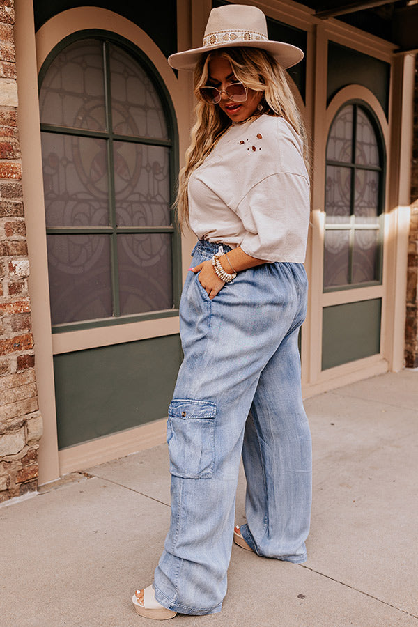 Cozumel Adventures High Waist Trousers Curves Image - 3