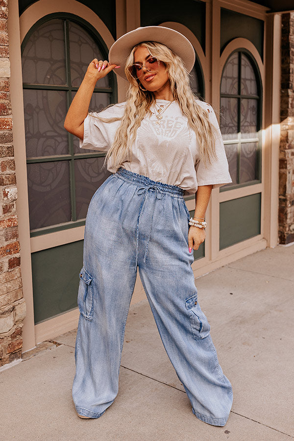 Cozumel Adventures High Waist Trousers Curves Image - 1