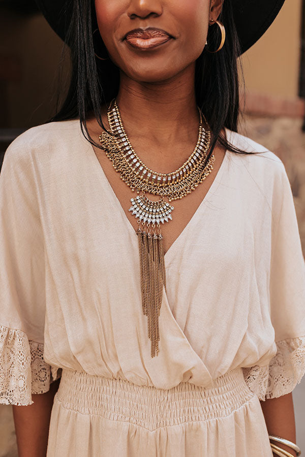 Divine Spark Necklace In Gold Image - 1
