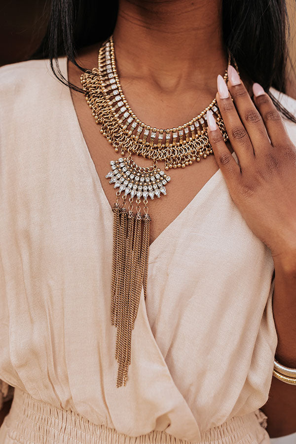 Divine Spark Necklace In Gold Image - 2