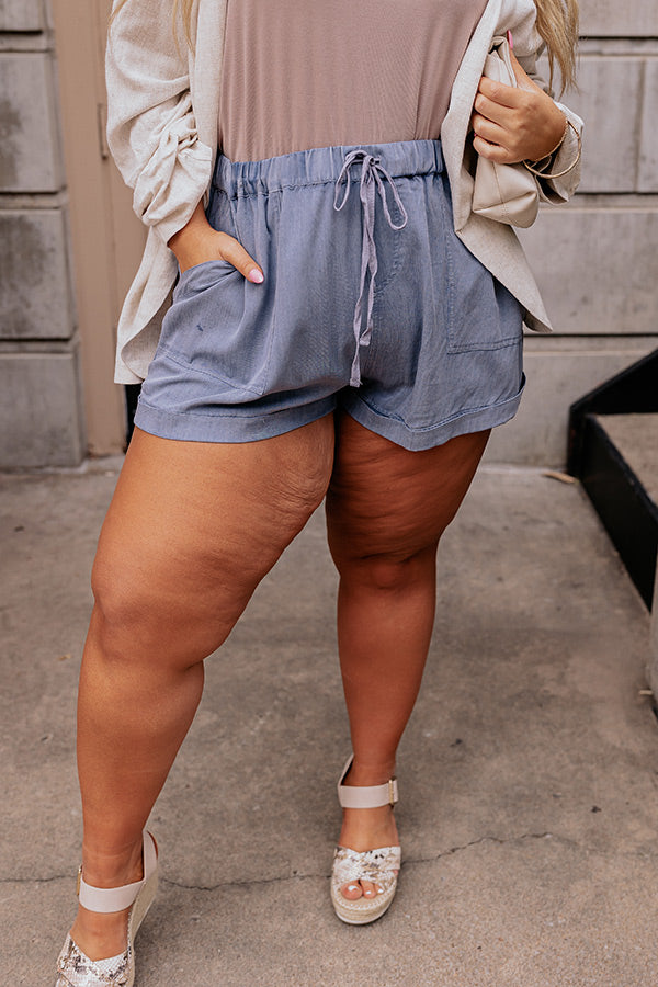 Trading Favors High Waist Shorts In Riverside Curves Image - 5