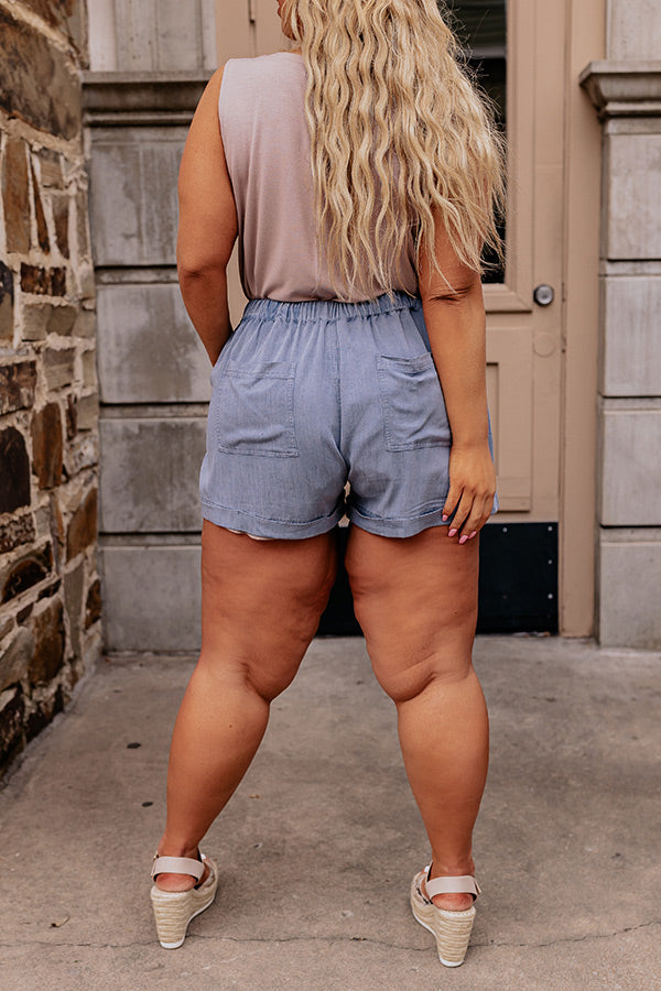 Trading Favors High Waist Shorts In Riverside Curves Image - 4