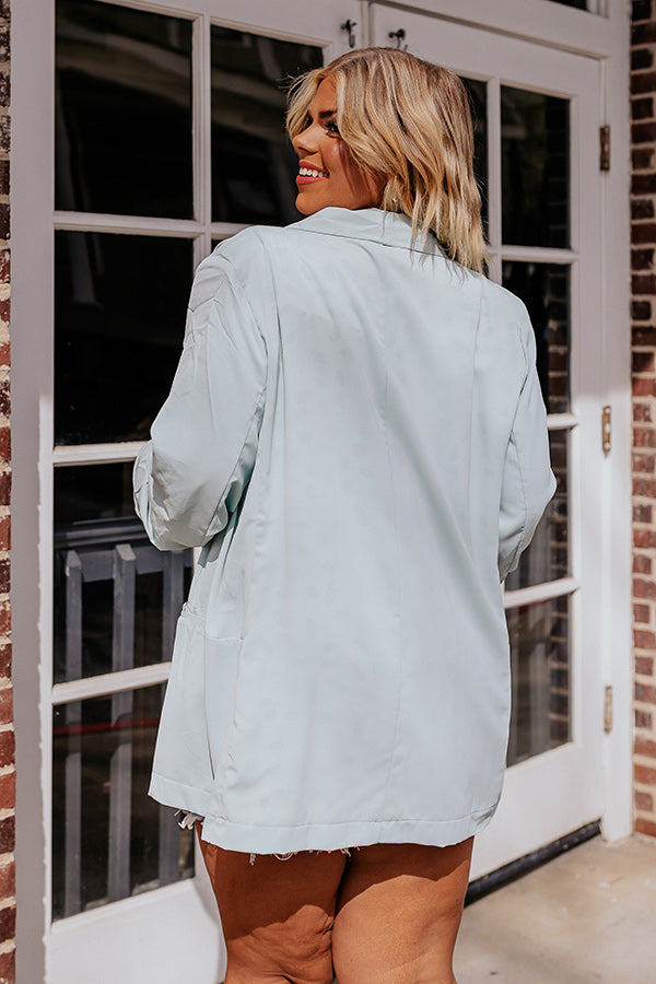 Parisian Promenade Blazer In Limpet Shell Curves Image - 5