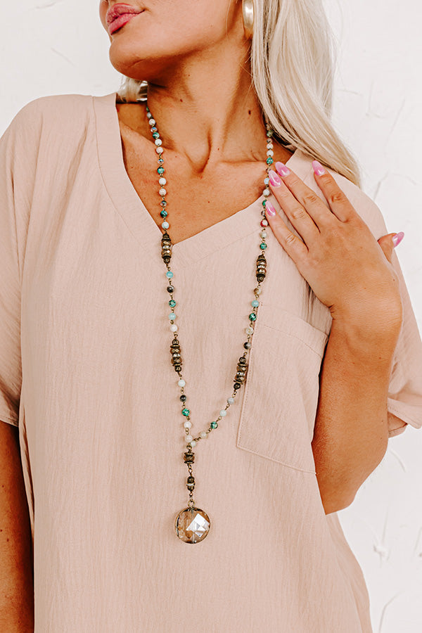 Happy Hideaway Semi Precious Necklace