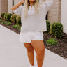 Joyful Journeys Knit Top In Grey Curves Image - 1