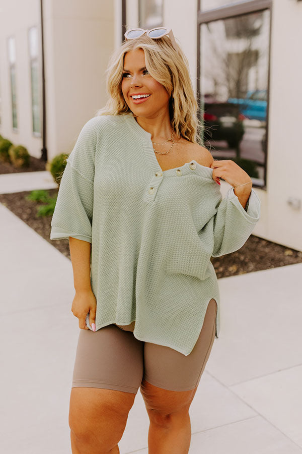 Joyful Journeys Knit Top In Limpet Shell Curves Image - 1