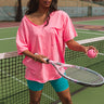 The It Crowd Shift Tee In Neon Pink Image - 1