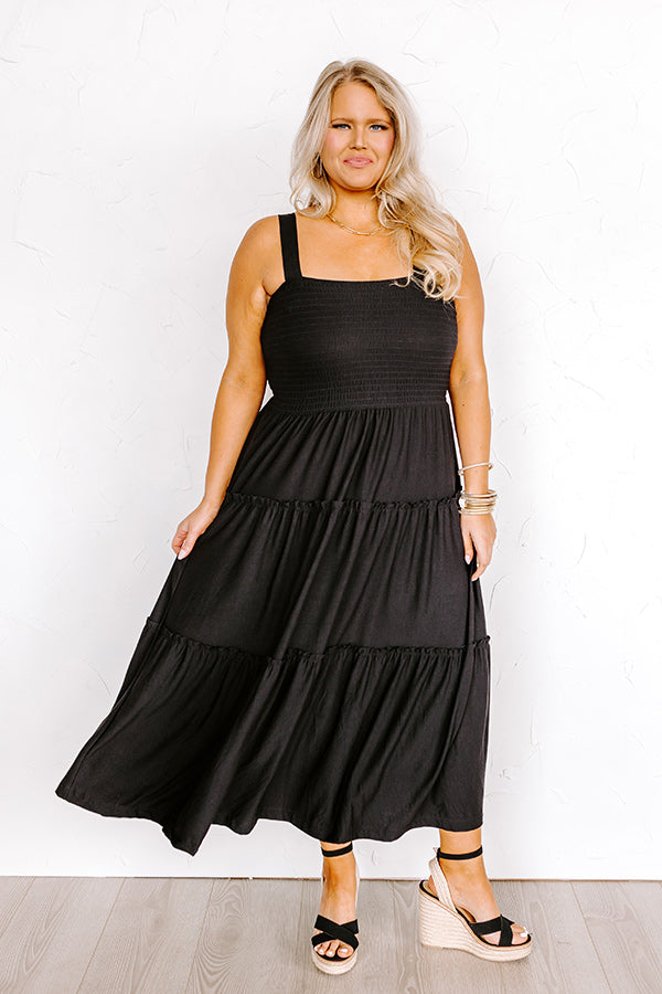 Greatest Opportunity Midi In Black Curves Image - 1