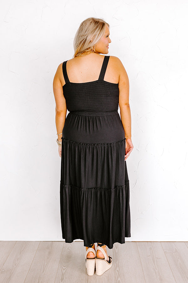 Greatest Opportunity Midi In Black Curves Image - 2