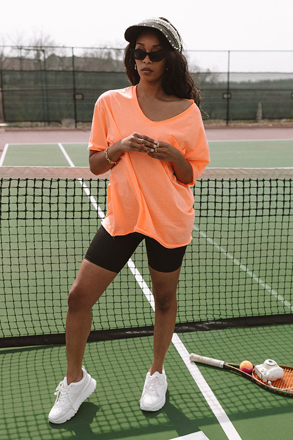 The It Crowd Shift Tee In Neon Orange Image - 2