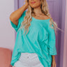 The It Crowd Shift Tee In Turquoise Image - 1