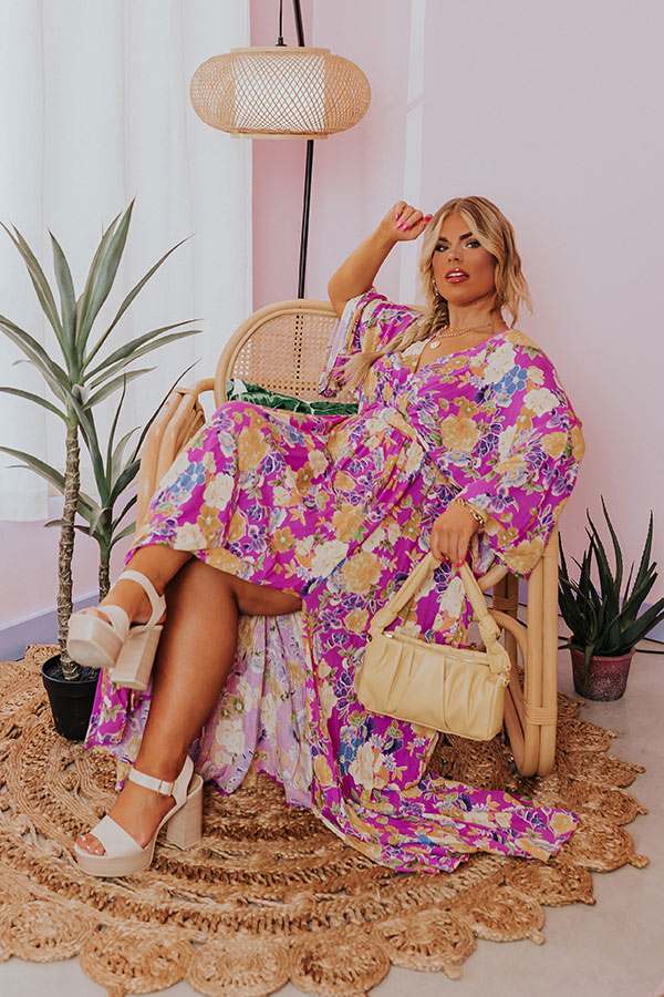 Stay Beautiful Floral Maxi Curves Image - 1