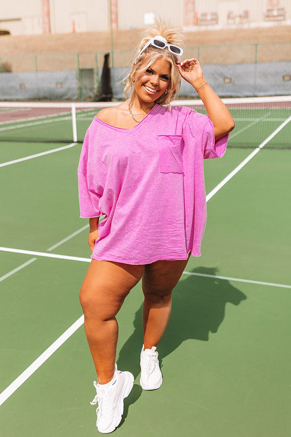 The It Crowd Shift Tee In Orchid Curves Image - 2