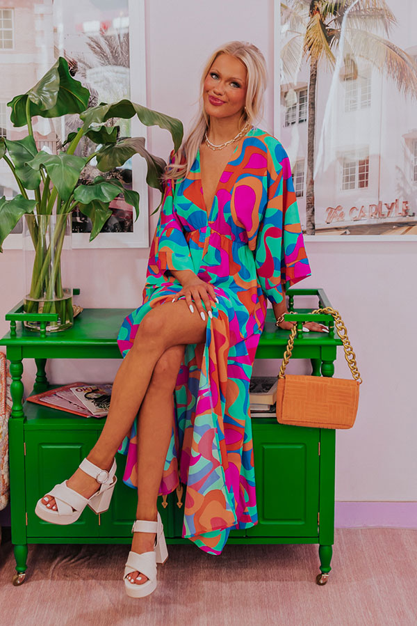 Rhythmic Rhapsody Maxi In Turquoise Image - 1