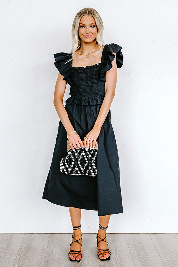 Galveston Coast Midi In Black Image - 1
