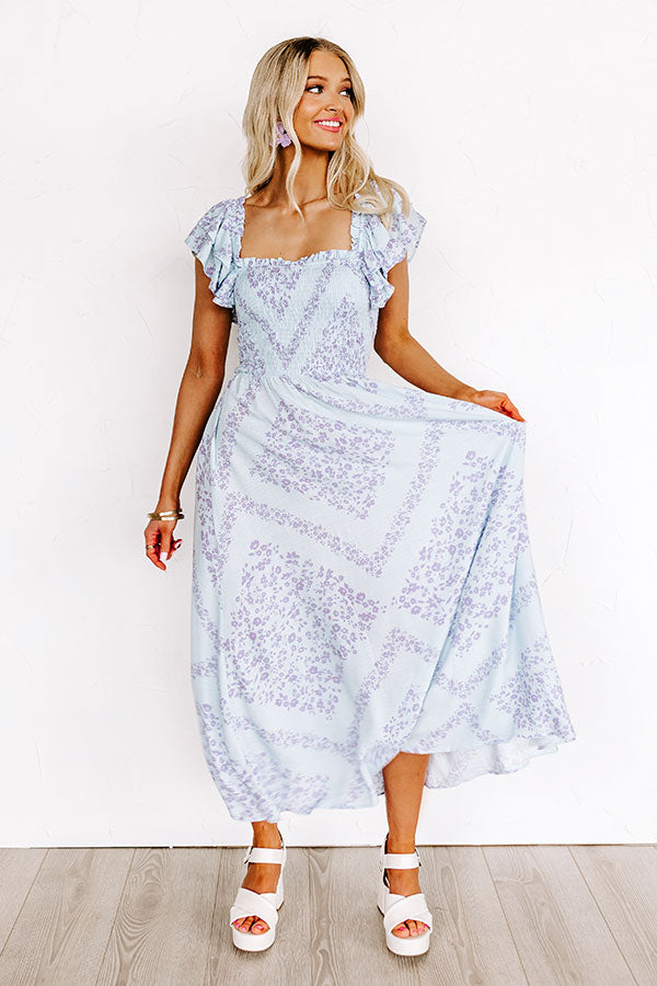 Tranquil Touch Smocked Maxi Image - 1