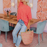 Vibrant Smiles Shift Tee in Calypso Image - 1