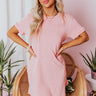 New Adventure T-Shirt Dress In Pink Image - 1