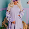 New Adventure T-Shirt Dress In Lavender Image - 1