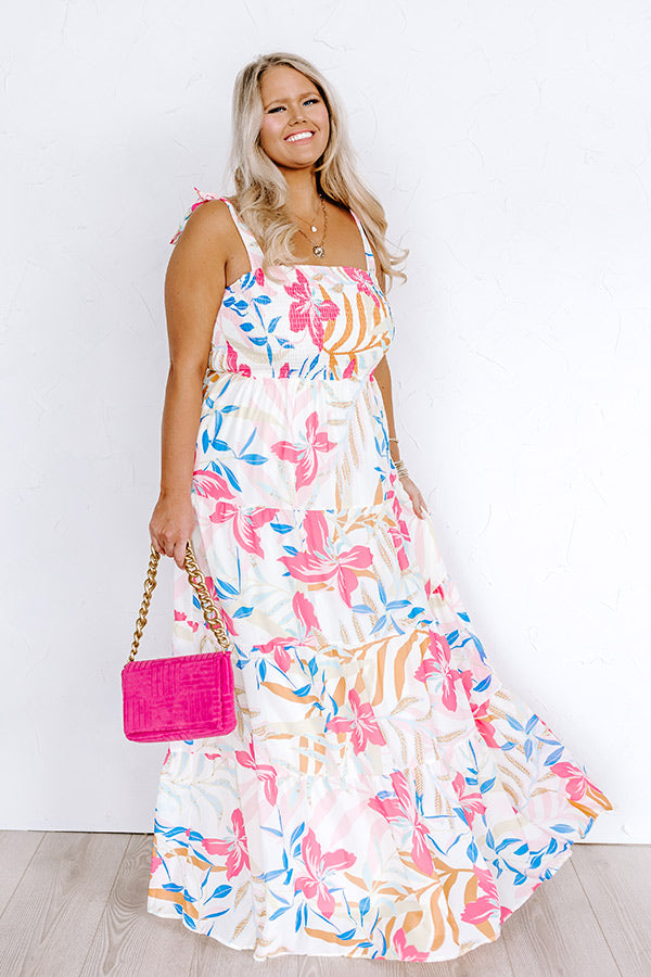 Every Effort Floral Maxi Curves Image - 1