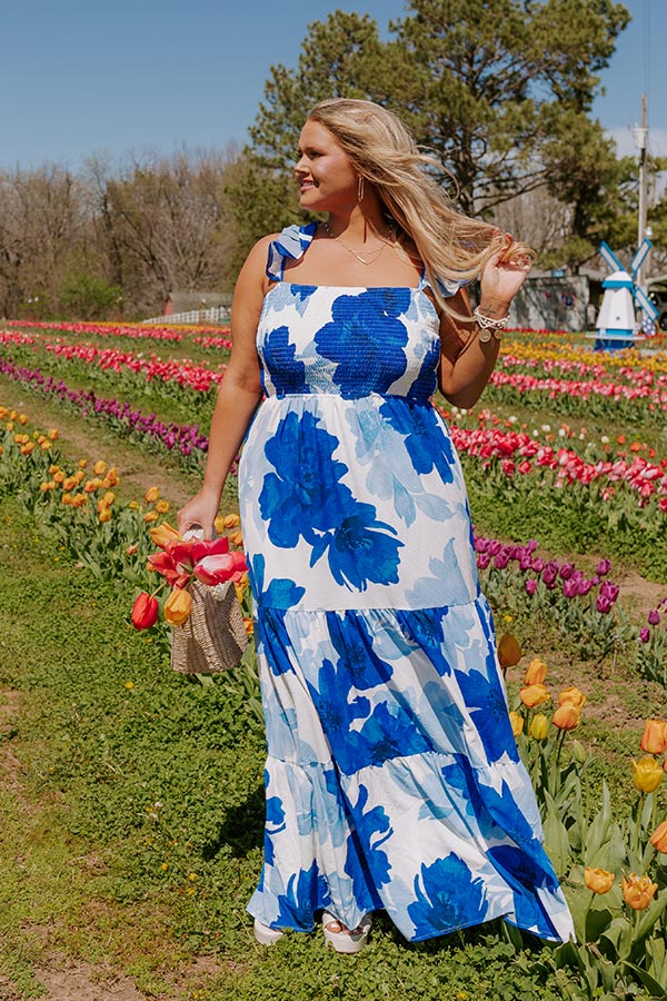Full Ride Floral Maxi Curves Image - 2
