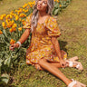 Vibrant Smiles Smocked Mini Dress Image - 1