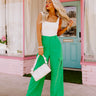 The Nikki High Waist Trousers In Kelly Green Image - 1