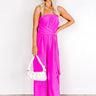 Forever Chic Jumpsuit In Hot Pink Image - 1