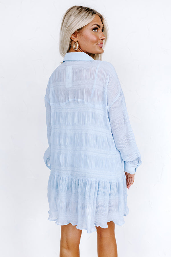 Dance And Dream Tunic Dress In Sky Blue Image - 3