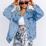 The Averie Embellished Denim Jacket Image - 1
