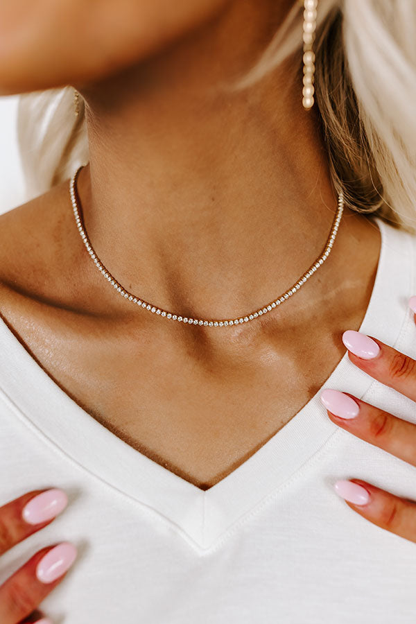 Bracha Sienna Tennis Necklace Image - 2