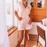 Classic Cuddles Pajama Shorts In Pink Image - 1