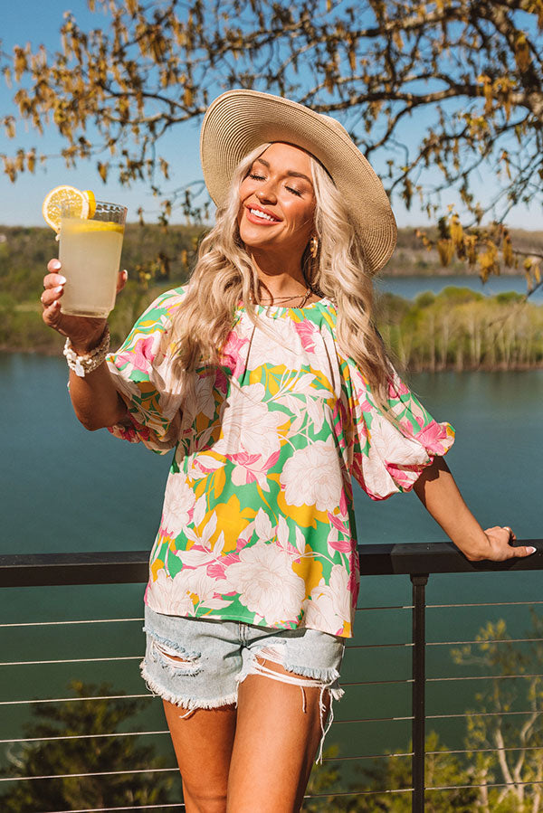 Mellow Moment Floral Top Image - 1
