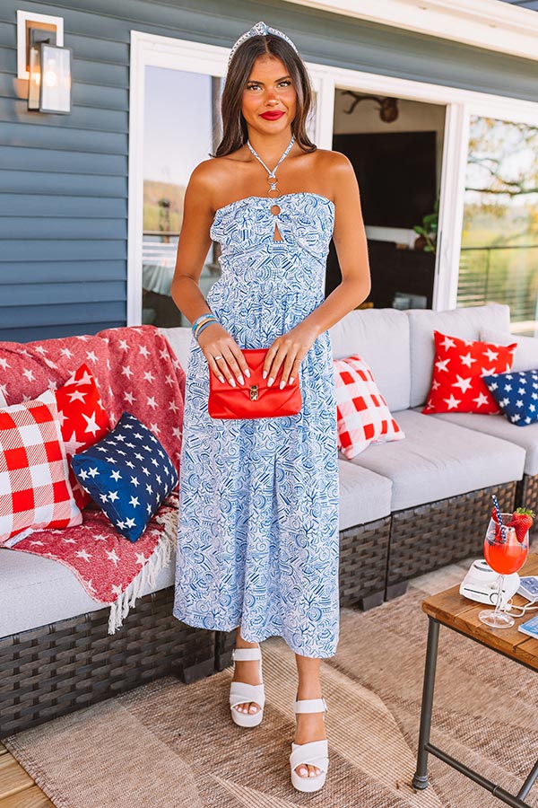Loop Around Halter Maxi Image - 1