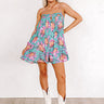 Bloom With A View Romper In Turquoise Image - 1