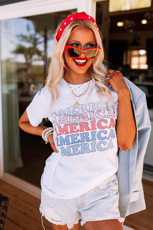 All America Graphic Tee Image - 1