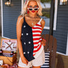 Dreaming In Stars And Stripes Knit Tank Image - 1