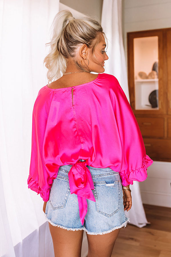 Heartfelt Harmony Top In Hot Pink Image - 4
