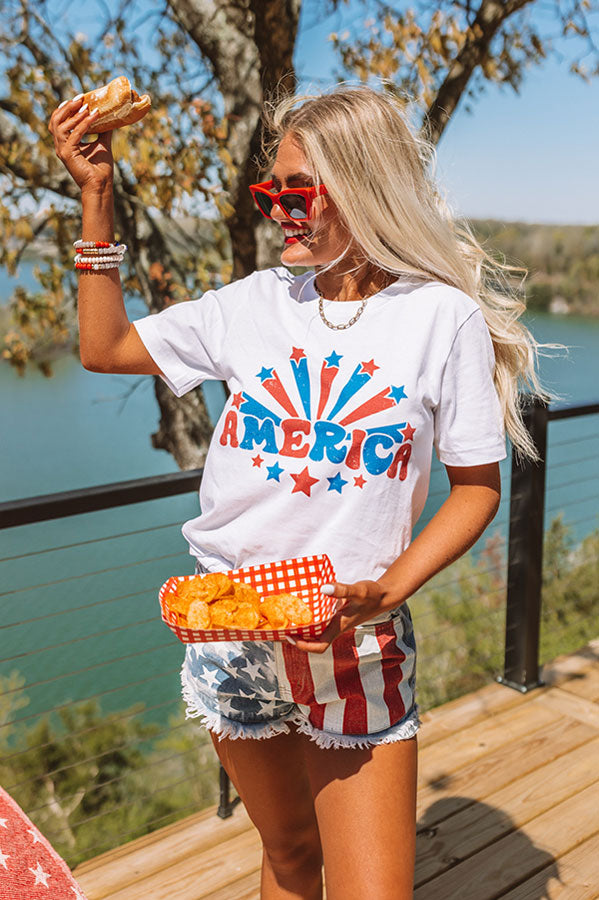 Starry America Graphic Tee Image - 1