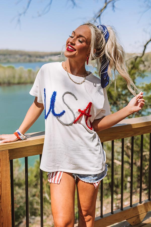 Across The USA Shift Tee Image - 1
